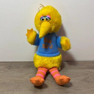 1983 Big Bird Sesame Street Plush Doll by Playskool Mini Stuffed Animal